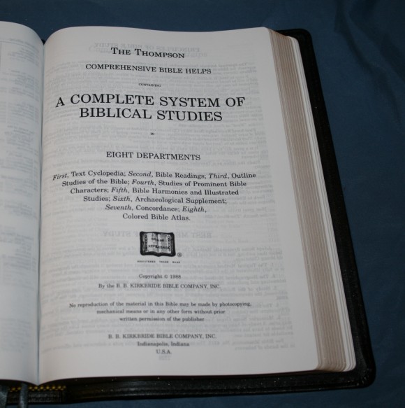 LCBP Thompson Chain Reference Bible 074