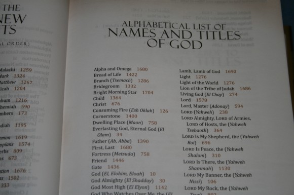 Names Of God Bible Review