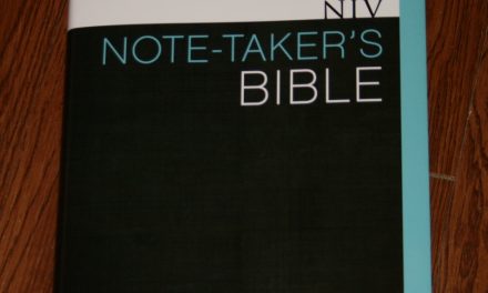 NIV Note-Taker’s Bible – Review