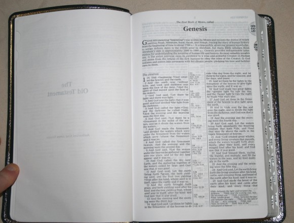 Zondervan King James Reference Bible Center-Column with Thumb In 010