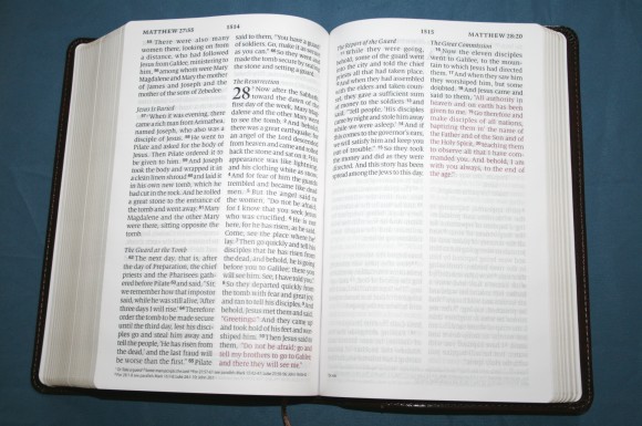 Crossway ESV Large Print Personal Size Bible 015
