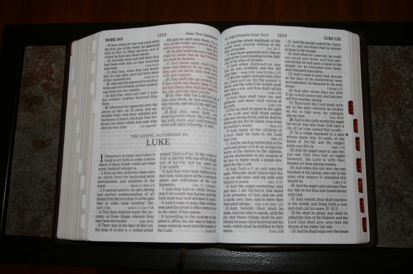 Holman Large Print Personal Size Reference Bible KJV in Brown Co 012
