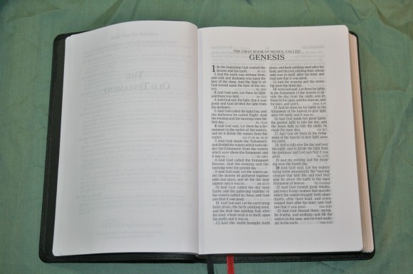 Holman KJV Ministers Bible in Black Top Grain Cow Hide (10)