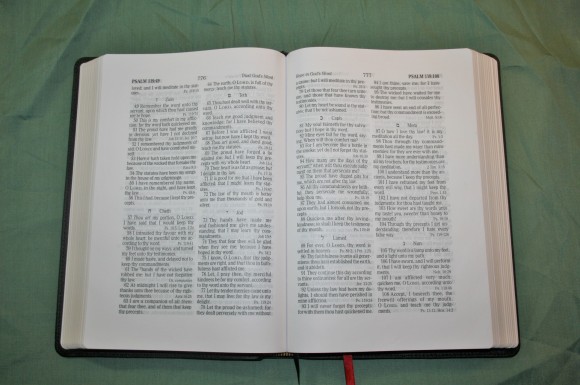 Holman KJV Ministers Bible in Black Top Grain Cow Hide (19)