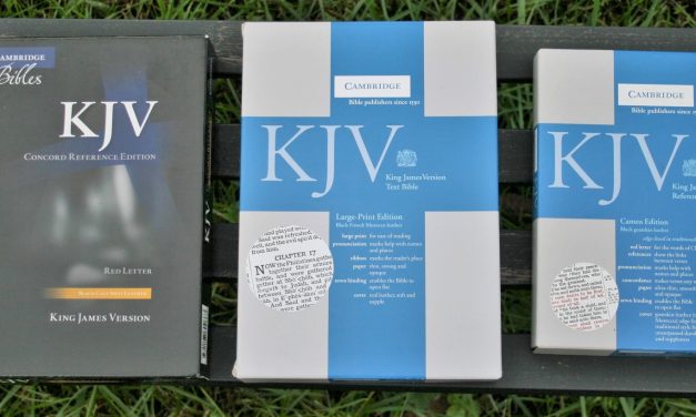 Three Classic Cambridge KJV’s – Concord, Large Print Text, and Cameo