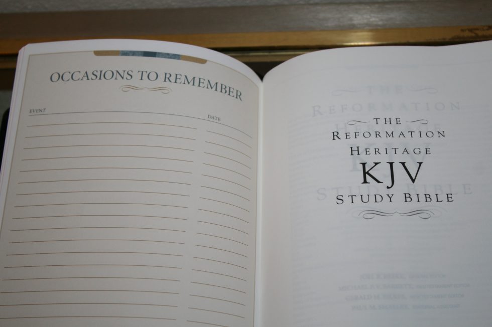 The Reformation Heritage KJV Study Bible (17)