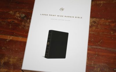 ESV Large Print Wide Margin Bible Review