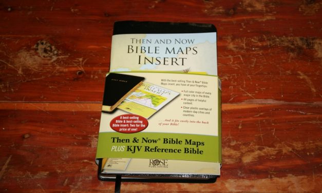 Then and Now Bible Maps Plus KJV Reference Bible