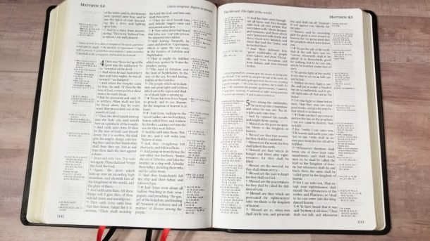 TBS Large Print Westminster Reference Bible KJV - Review - Bible Buying ...