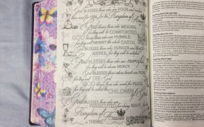 Matthew 5 and Creative Art Journaling