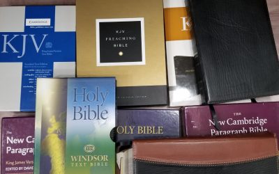 Choosing My Preaching Bible part 5 – Paragraph vs VbV and text only editions