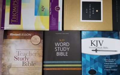 Choosing My Preaching Bible part 6 – Study Bibles
