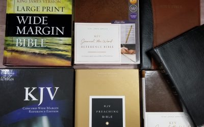 Choosing My Preaching Bible part 7 – wide margin Bibles