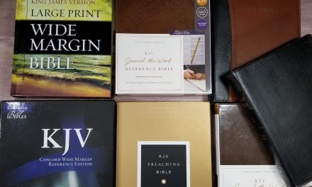 Choosing My Preaching Bible part 7 – wide margin Bibles