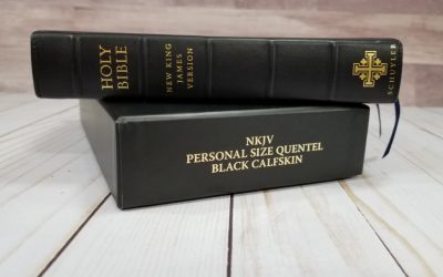 Schuyler NKJV Personal Size Quentel Bible in Black Calfskin – Review