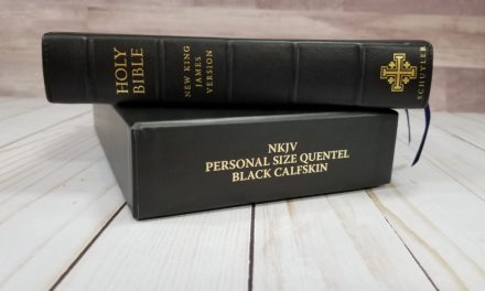 Schuyler NKJV Personal Size Quentel Bible in Black Calfskin – Review