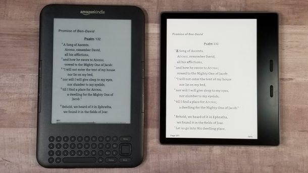 Kindle Oasis 2019 Review - Bible Buying Guide