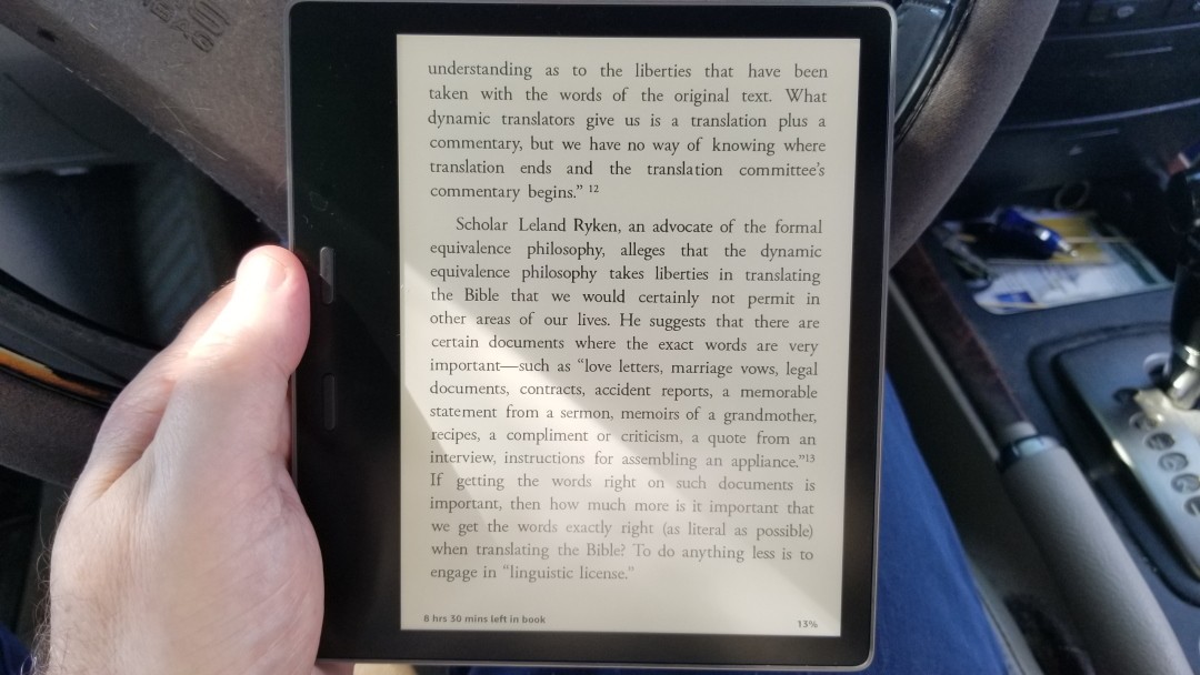 Kindle Oasis 2019 Review - Bible Buying Guide