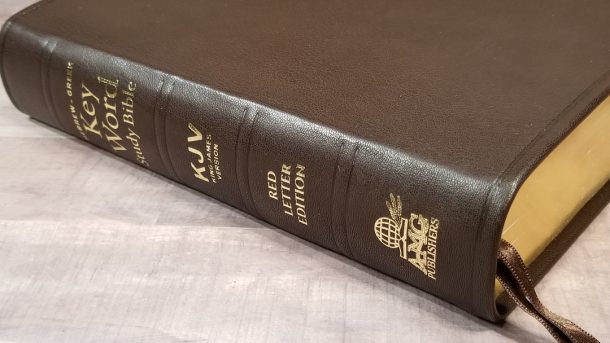 Hebrew Greek Keyword Study Bible in Brown Goatskin - Bible Buying Guide