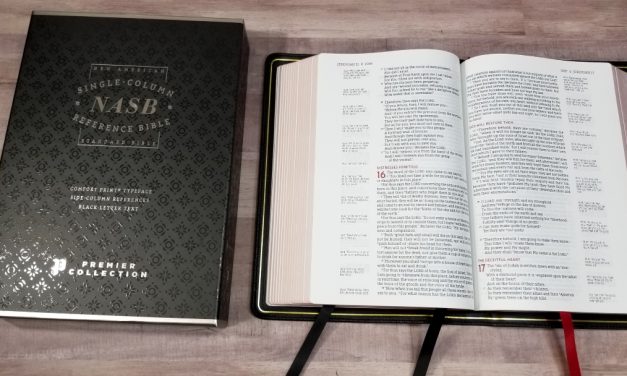 NASB Single-Column Reference Bible (Premier Collection) Review