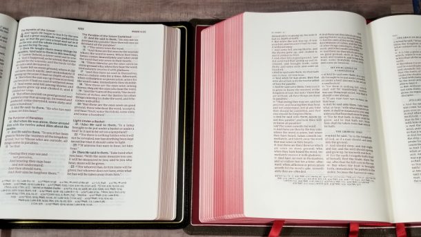 NKJV Large Print Wide Margin Reference Bible - Bible Buying Guide