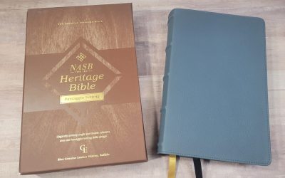 NASB Heritage Passaggio Setting Bible Review