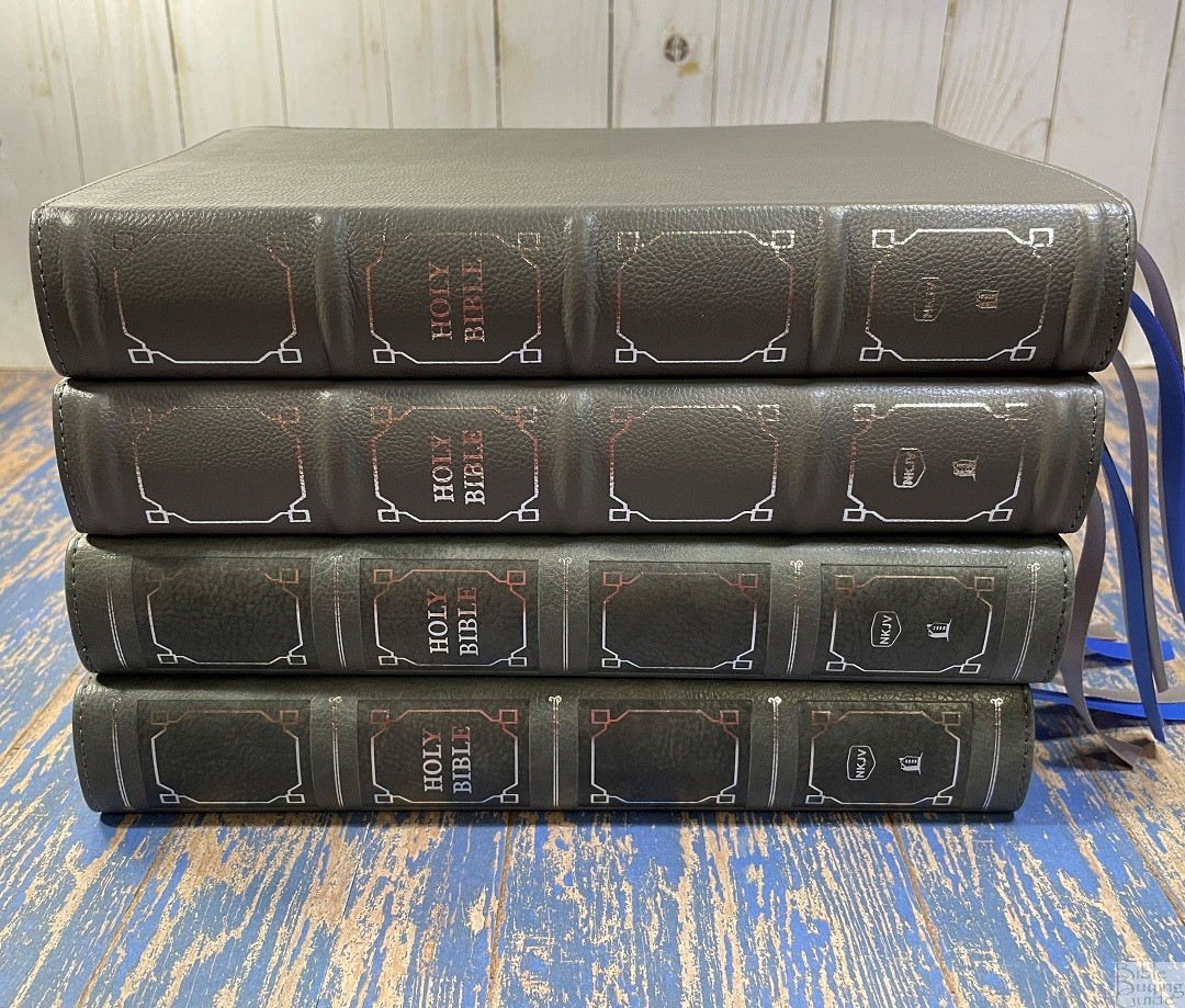  Gray NKJV Center Column Reference Bibles