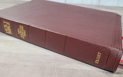 Frost Leather Goatskin Rebind