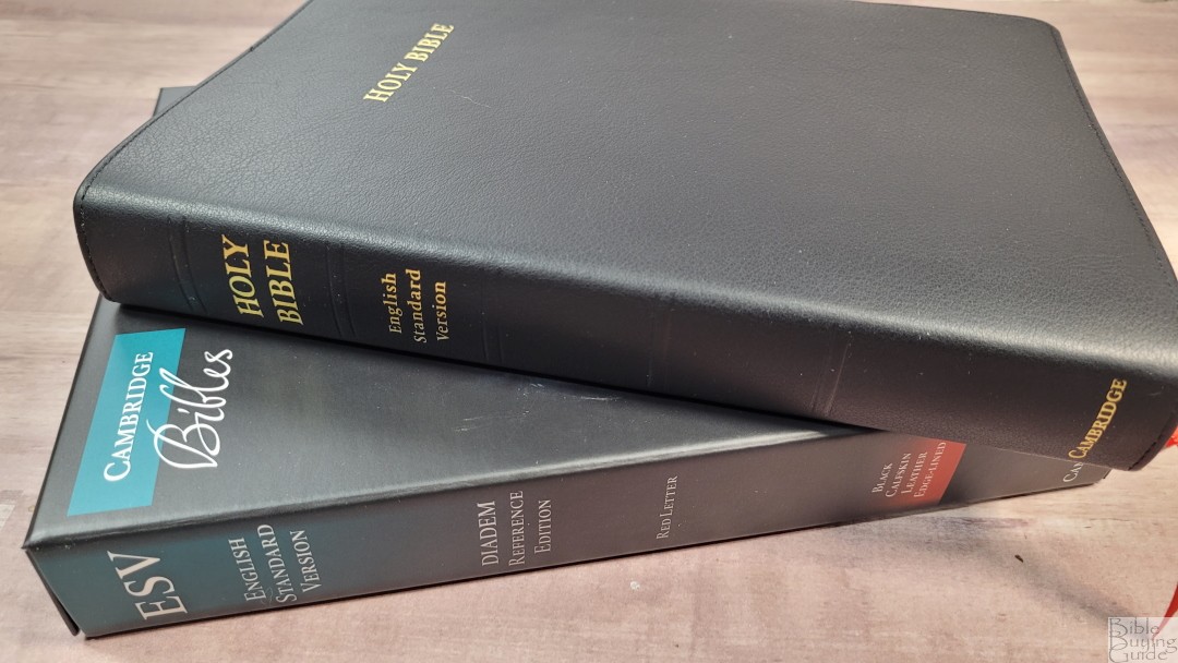 Cambridge ESV Diadem in Black Calfskin - Bible Buying Guide