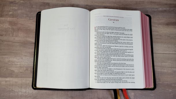 Holman Handcrafted KJV Single Column Wide Margin Bible - Bible Buying Guide