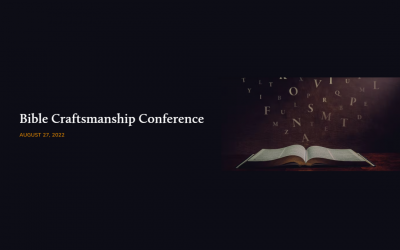 Bible Craftsmanship Conference