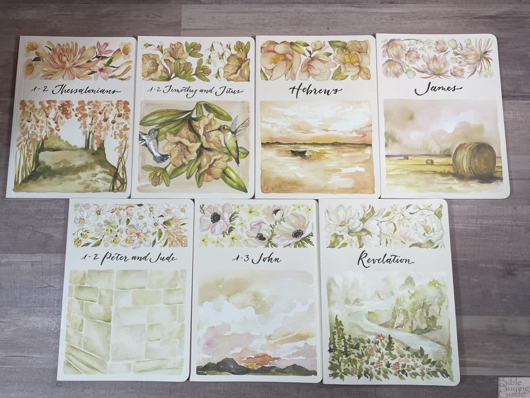 ESV Scripture Journal Set with Art by Ruth Chou Simons Covers