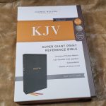 KJV Super Giant Print Reference Bible Review