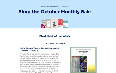 Logos Pastor Appreciation Sale for October
