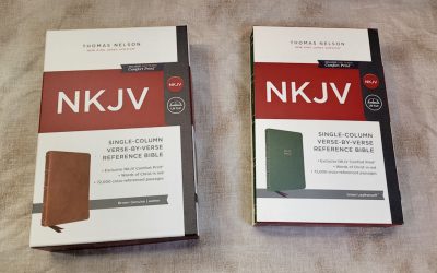 NKJV Single-Column Verse-By-Verse Reference Bible Review