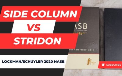 2020 NASB Side Column Reference vs Stridon