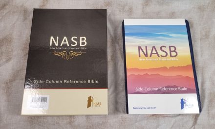 2020 NASB Side Column Reference Bible Prime Edition and Leathertex Review