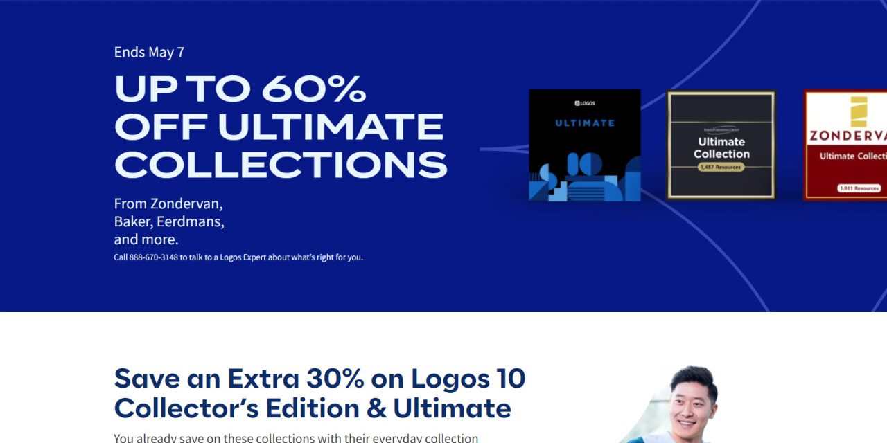 Logos Ultimate Sale for May 2024