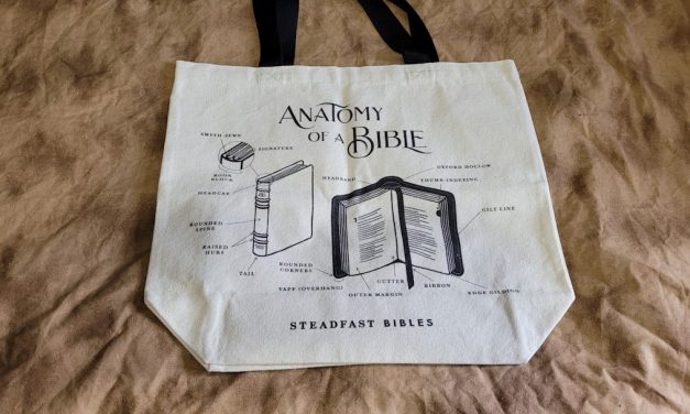 Anatomy of a Bible – Canvas Tote Bag