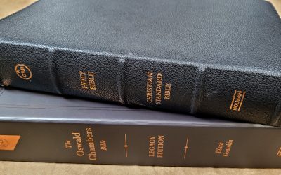 CSB Oswald Chambers Bible Legacy Edition in Goatskin
