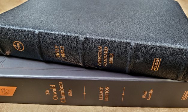 CSB Oswald Chambers Bible Legacy Edition in Goatskin