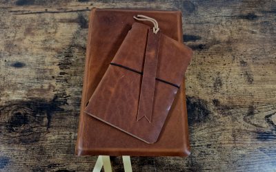 Dublin English Tan Horween Rebind from Woodsy Beard Balm and Leather Goods