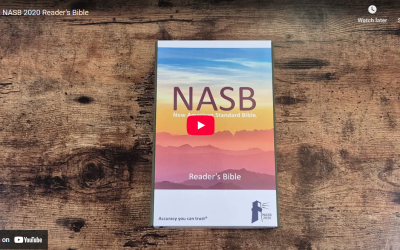 Lockman NASB 2020 Reader’s Bible – first look
