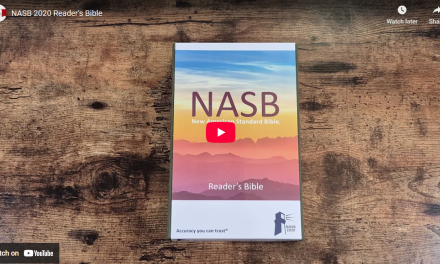 Lockman NASB 2020 Reader’s Bible – first look