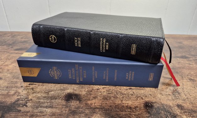 CSB Handcrafted Single Column Personal Size Reference Bible Review