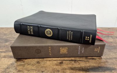 ESV Heirloom Alpha in Black Goatskin Bible Review